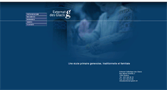 Desktop Screenshot of externat-glacis.ch