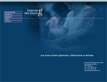 Tablet Screenshot of externat-glacis.ch